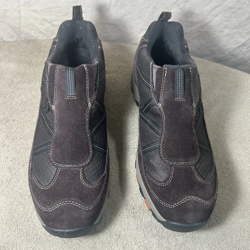 L.L.Bean TEK 2.5 Slip On Hiking Shoes Mens 13 Brown Suede Primaloft 200g